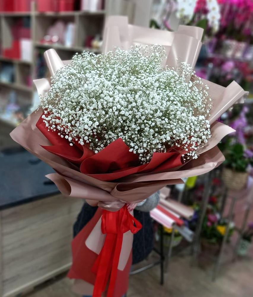 Букет Белые хлопья в Знаменское Одинцовского района Букет цветов из: Гипсофила в Знаменское Одинцовского района