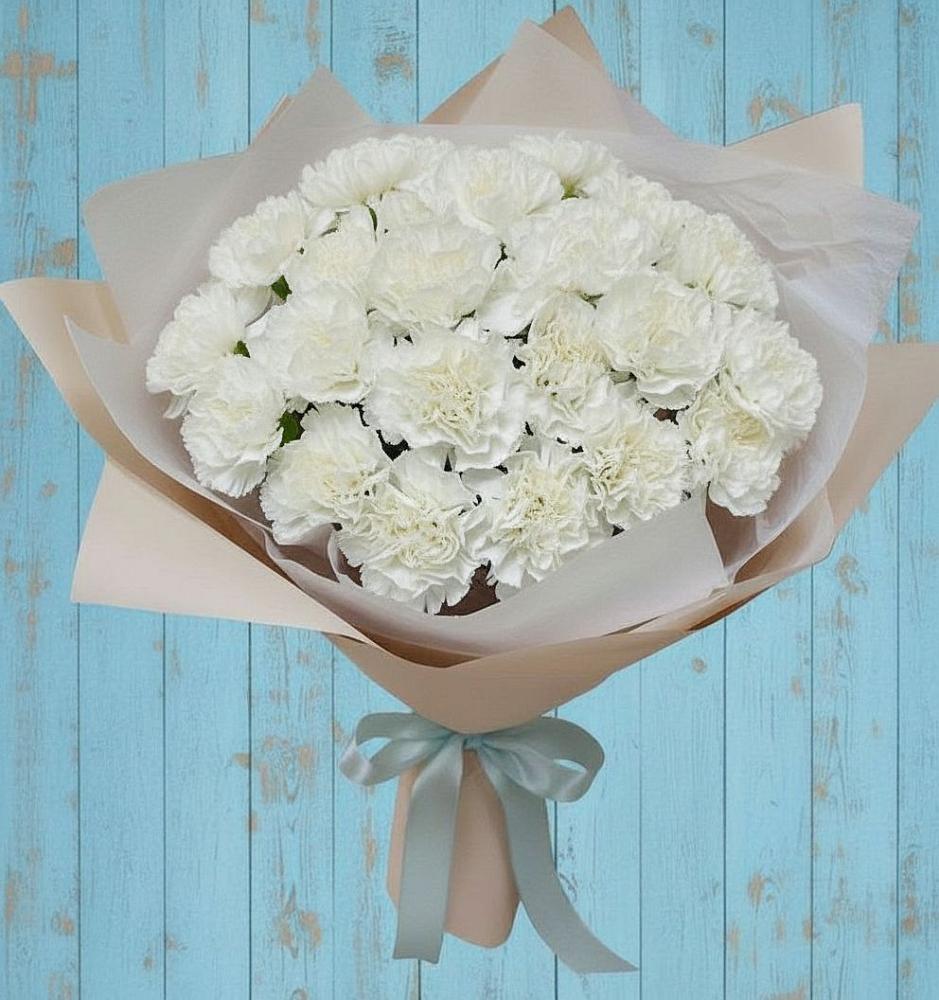 Букет цветов из: Гвоздики в Знаменское Одинцовского района