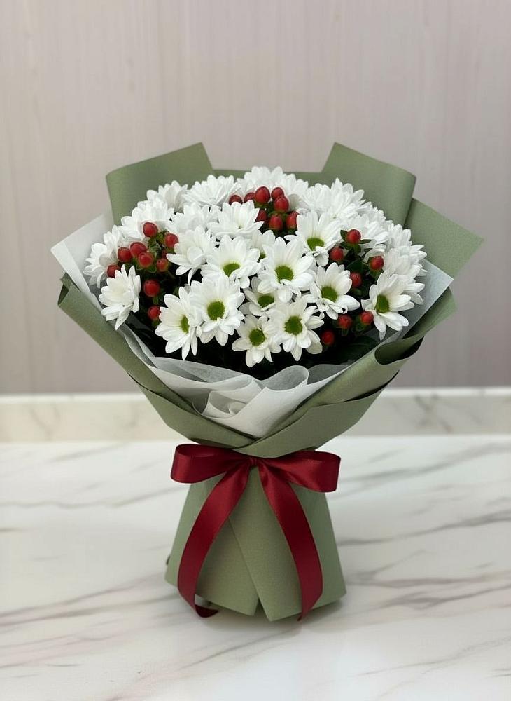 Букет цветов из: Хризантемы в Знаменское Одинцовского района