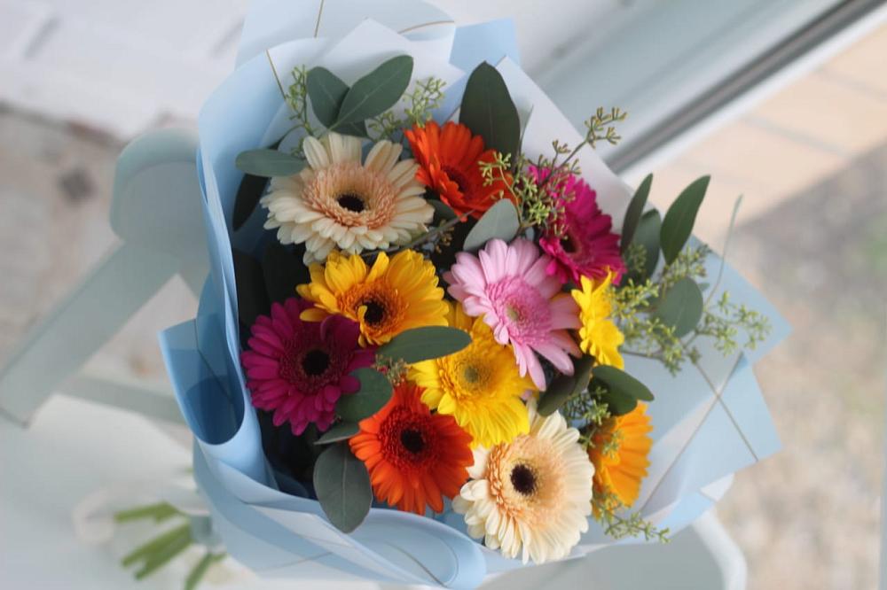 Букет цветов из: Герберы в Знаменское Одинцовского района