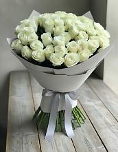 Букет 35 Белых роз в Знаменское Одинцовского района