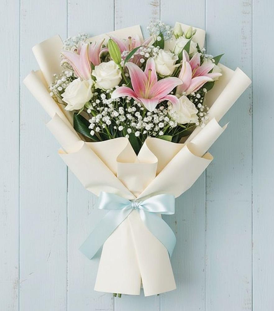 Букет цветов из: Лилии в Знаменское Одинцовского района