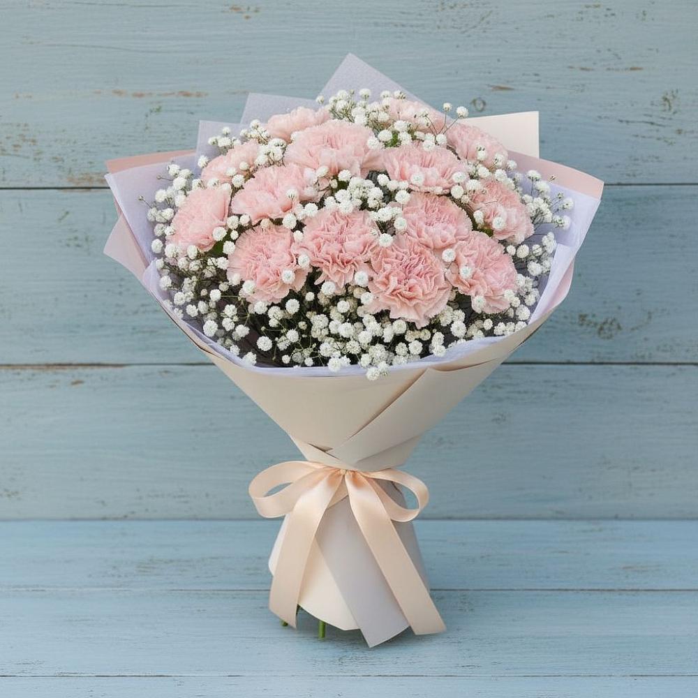 Букет цветов из: Гвоздики в Знаменское Одинцовского района