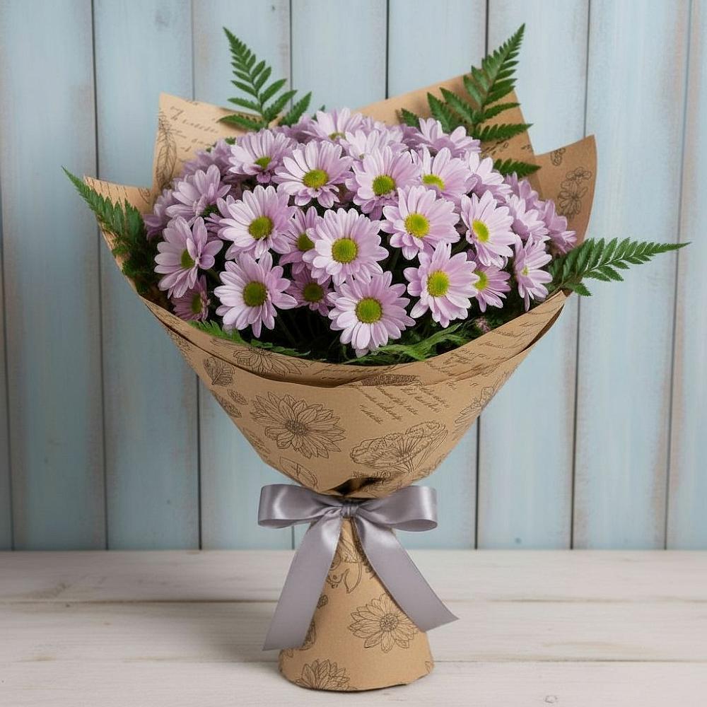 Букет цветов из: Хризантемы в Знаменское Одинцовского района