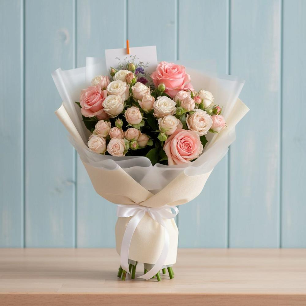 Букет цветов из: Розы в Знаменское Одинцовского района