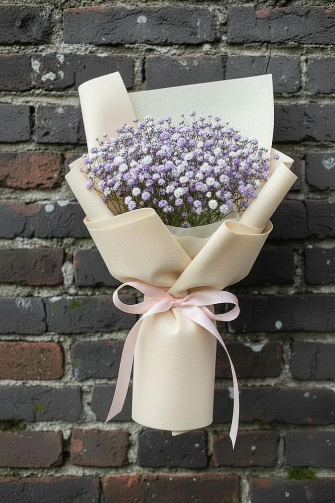 Букет цветов из: Гипсофила в Знаменское Одинцовского района