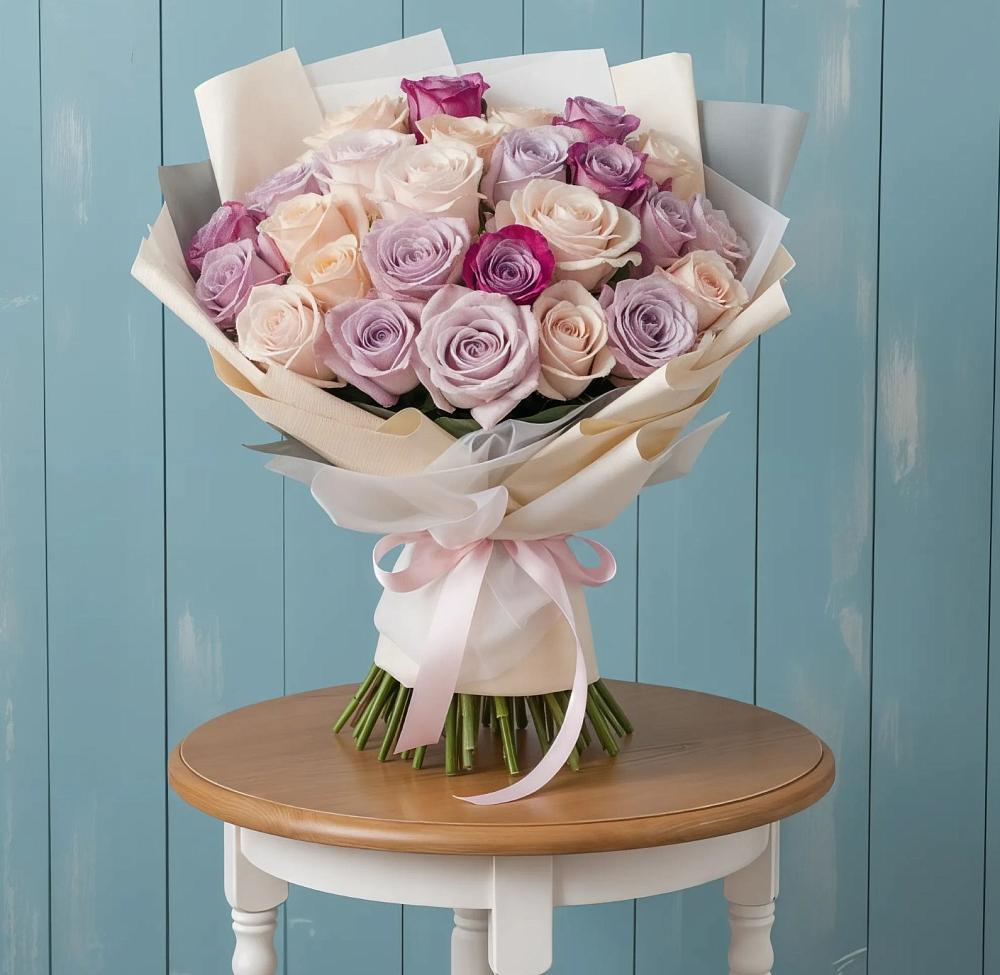 Букет цветов из: Розы в Знаменское Одинцовского района