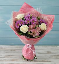 Букет цветов из:  Герберы в Знаменское Одинцовского района