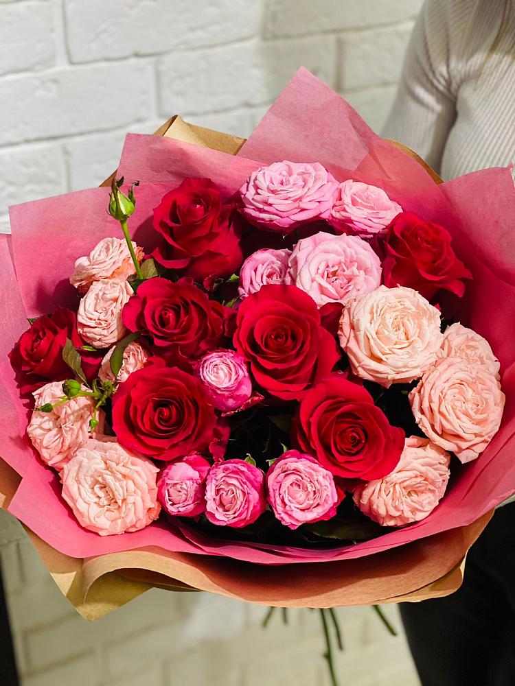 Букет цветов из: Розы в Знаменское Одинцовского района