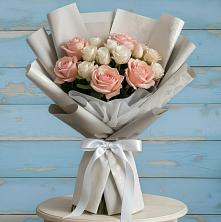 Букет цветов из:  Розы в Знаменское Одинцовского района