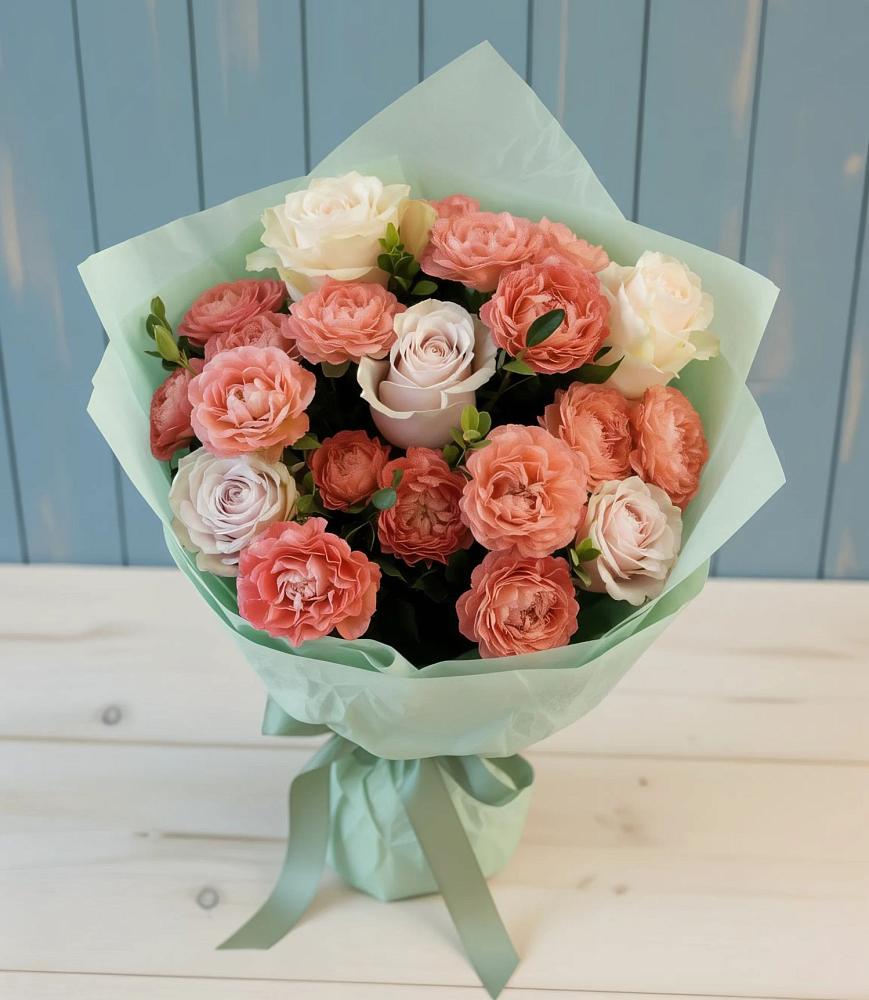 Букет цветов из: Розы в Знаменское Одинцовского района