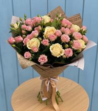 Букет цветов из:  Розы в Знаменское Одинцовского района