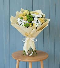 Букет цветов из:  Хризантемы и Розы #REPLACE_PRED# Знаменское Одинцовского района