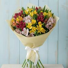 Букет цветов из:  Альстромерии в Знаменское Одинцовского района