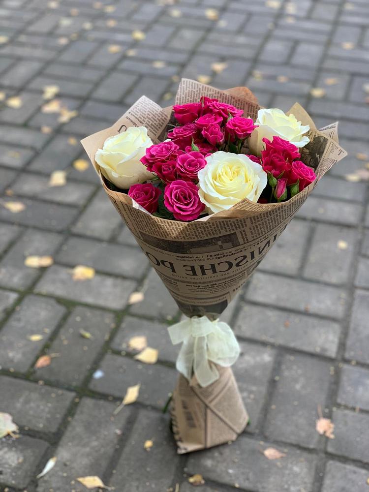 Букет цветов из: Розы в Знаменское Одинцовского района