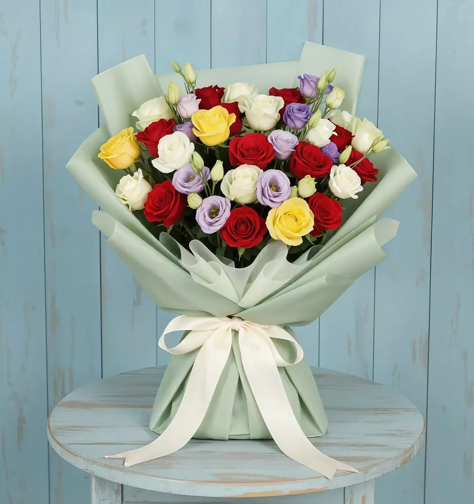 Букет цветов из: Розы в Знаменское Одинцовского района