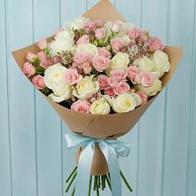 Букет цветов из:  Розы в Знаменское Одинцовского района