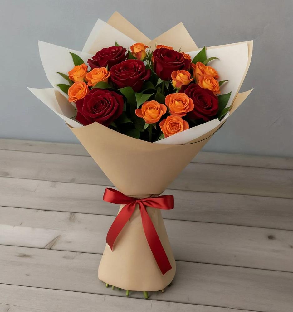 Букет Любовь и восторг в Знаменское Одинцовского района